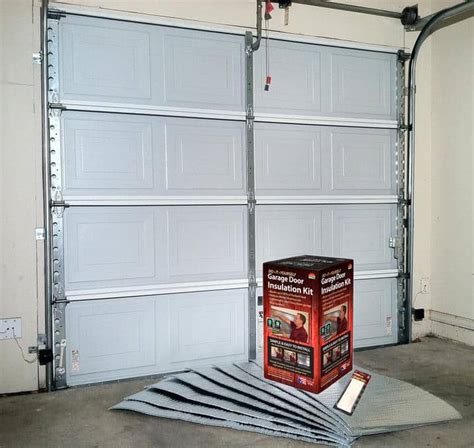 how are garage doors insulated from the factory